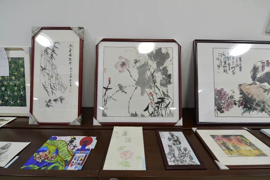 翰墨書清風(fēng)，喜迎二十大——青島支隊(duì)舉辦廉潔主題書法筆會(huì)交流活動(dòng)